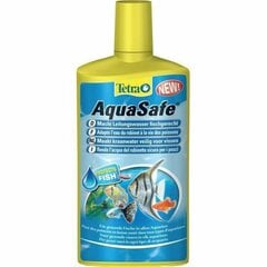 Akvariumų valymo skystis Tetra AquaSafe, 500 ml kaina ir informacija | Akvariumai ir jų įranga | pigu.lt