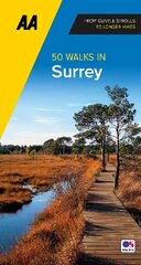 50 Walks in Surrey New edition цена и информация | Книги о питании и здоровом образе жизни | pigu.lt