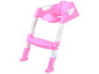 Tualeto sėdynė su laipteliu, rožinė kaina ir informacija | Naktipuodžiai | pigu.lt