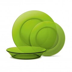 Тарелка Duralex Lys 12 pcs Зеленый цена и информация | Посуда, тарелки, обеденные сервизы | pigu.lt