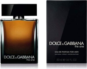 Kvapusis vanduo Dolce & Gabbana The One For Men EDP vyrams/moterims, 50 ml цена и информация | Мужские духи | pigu.lt