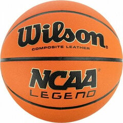 Баскетбольный мяч Wilson NCAA Legend Оранжевый цена и информация | Баскетбольные мячи | pigu.lt