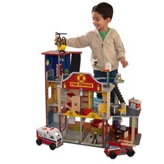 Žaislinė ugniagesių stotis KidKraft Deluxe kaina ir informacija | Žaislai berniukams | pigu.lt