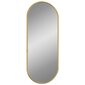 Sieninis veidrodis vidaXL, auksinės spalvos kaina ir informacija | Veidrodžiai | pigu.lt