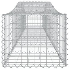 Išlenkti gabiono krepšiai, 400x50x40/60cm, 4 vnt цена и информация | Заборы и принадлежности к ним | pigu.lt