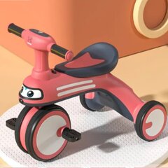 Детский трехколесный велосипед Bike, розовый цена и информация | Трехколесные велосипеды | pigu.lt