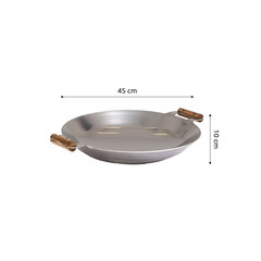 Wok keptuvė GrillSymbol WP-450, 45 cm kaina ir informacija | Grilio, šašlykinių priedai ir aksesuarai  | pigu.lt