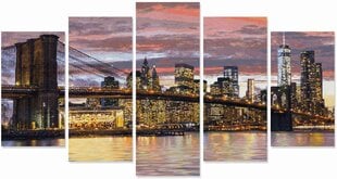 Картина по номерам Schipper New York at dawn MNZ, 26,3 х 72 см цена и информация | Набор для рисования по номерам | pigu.lt
