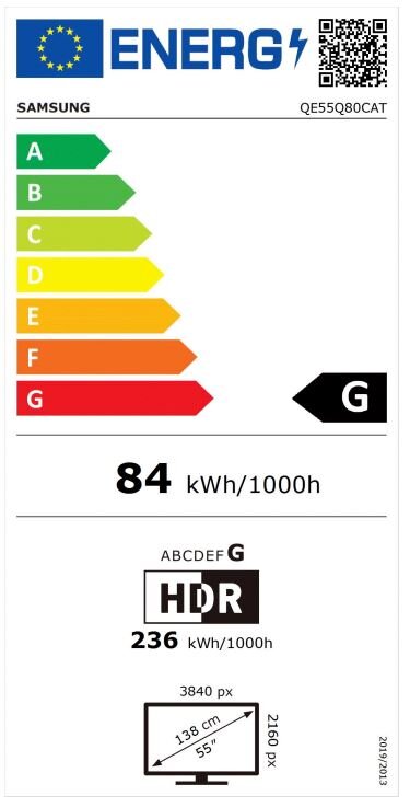 Samsung QE55Q80CATXXH цена и информация | Televizoriai | pigu.lt