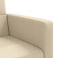 Sofa-lova su pagalvėlėmis vidaXL, smėlio spalvos цена и информация | Sofos | pigu.lt