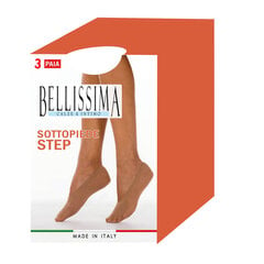 Kojinaitės moterims Bellissima Step Miele, smėlio spalvos, 3 vnt. цена и информация | Женские носки | pigu.lt
