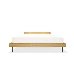 Дубовая кровать Shortie, 140x200, Rustic цена и информация | Кровати | pigu.lt