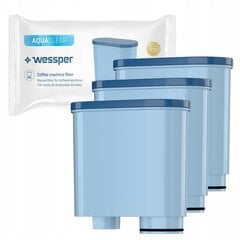 Wessper vandens filtrai Philips/Saeco kavos aparatams Aquaclean CA6903, 3 vnt. kaina ir informacija | Philips Buitinės technikos priedai | pigu.lt