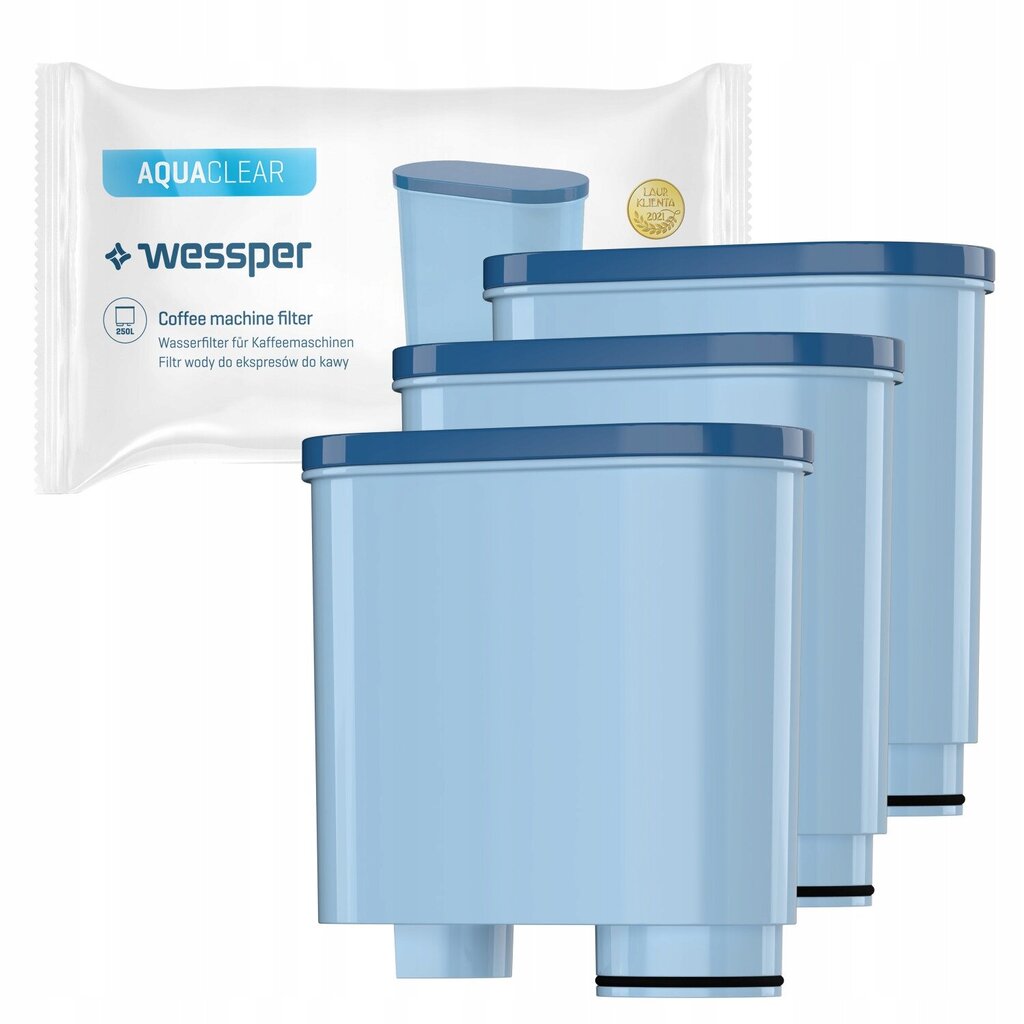 Wessper vandens filtrai Philips/Saeco kavos aparatams Aquaclean CA6903, 3 vnt. kaina ir informacija | Priedai kavos aparatams | pigu.lt