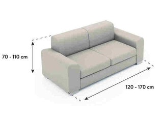 Ga.i.Co dvivietės sofos užvalkalas Superior 120 - 170 cm kaina ir informacija | Baldų užvalkalai | pigu.lt