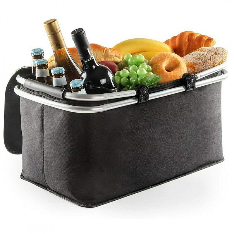 Terminis pikniko krepšys, juodas цена и информация | Maisto saugojimo  indai | pigu.lt