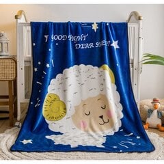 Мягкое одеяло на кроватку 100х150см. цена и информация | Покрывала, пледы | pigu.lt