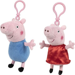 Peppa Pig ir Pepa George pliušiniai raktų pakabukai, 11 cm цена и информация | Брелоки | pigu.lt