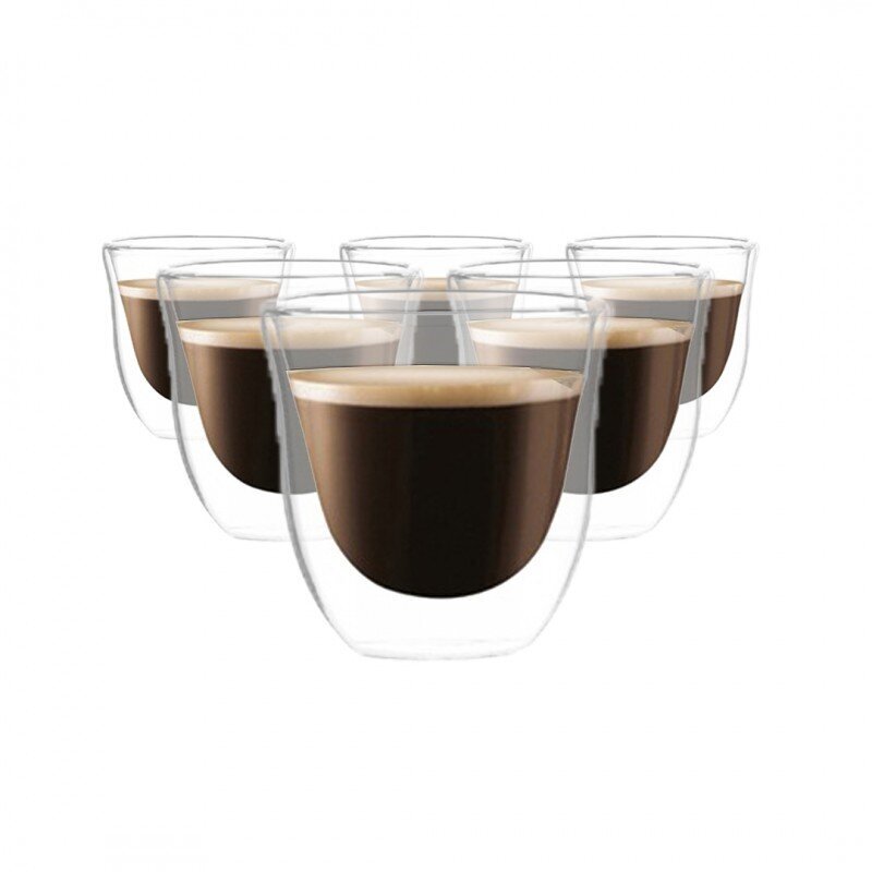 Thermo kavos puodeliai espresso, 70 ml цена и информация | Taurės, puodeliai, ąsočiai | pigu.lt