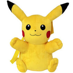 Pliušinis žaislas Pokemon Pikachu kuprinė - 36cm kaina ir informacija | Minkšti (pliušiniai) žaislai | pigu.lt