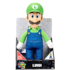 Pliušinis žaislas Super Mario Bros The Movie Luigi, 30 cm kaina ir informacija | Minkšti (pliušiniai) žaislai | pigu.lt