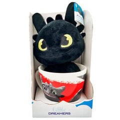 Minkštas žaislas Prisijaukinti drakoną Toothless Mug, 18cm цена и информация | Мягкие игрушки | pigu.lt