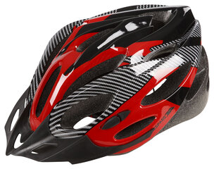 Шлем велосипедный Crankster, красный цена и информация | Шлемы | pigu.lt