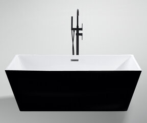 Akrilinė vonia CAPRI 204 balta/juoda kaina ir informacija | Vonios | pigu.lt