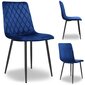 Kėdė Desxter, mėlyna kaina ir informacija | Virtuvės ir valgomojo kėdės | pigu.lt