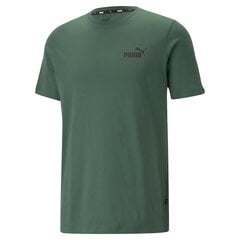 Puma marškinėliai vyrams Ess Small Logo, žali kaina ir informacija | Sportinė apranga vyrams | pigu.lt