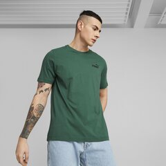 Puma Футболки Ess Small Logo Tee Green 586669 46 цена и информация | Мужские термобрюки, темно-синие, SMA61007 | pigu.lt