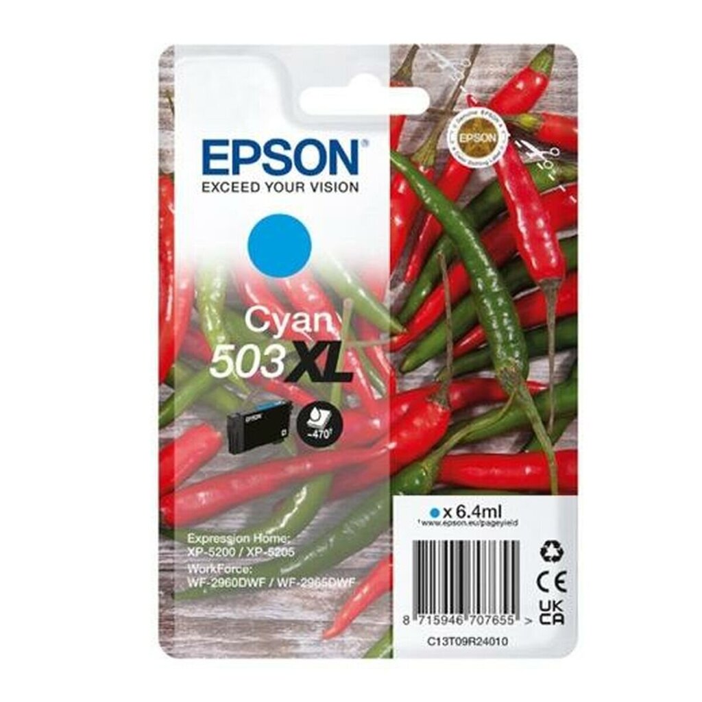 Epson 503XL, mėlyna цена и информация | Kasetės rašaliniams spausdintuvams | pigu.lt