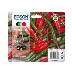 Картридж с оригинальными чернилами Epson 503XL Разноцветный цена и информация | Картриджи для струйных принтеров | pigu.lt