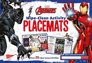 Marvel Avengers: Wipe-clean Activity Placemats цена и информация | Книги для самых маленьких | pigu.lt