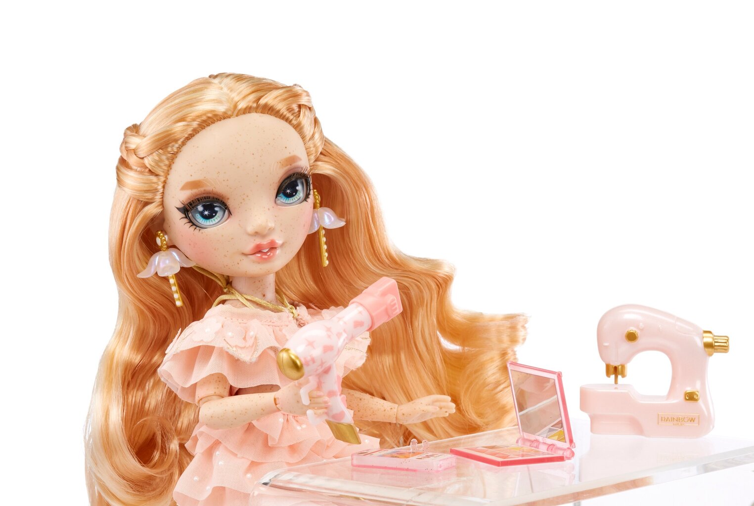 Lėlytė Rainbow High Strawberry Blond, rožinė kaina ir informacija | Žaislai mergaitėms | pigu.lt