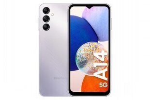 Samsung Galaxy A14 5G Dual SIM 4/64GB SM-A146PZSDEUB Silver цена и информация | Мобильные телефоны | pigu.lt