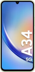 Samsung Galaxy A34 SM-A346BLGEEUB 5G Dual SIM 8/256GB, Light Green kaina ir informacija | Mobilieji telefonai | pigu.lt