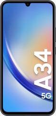 Samsung Galaxy A34 SM-A346BZKEEUB 5G Dual SIM 8/256GB, Black цена и информация | Мобильные телефоны | pigu.lt