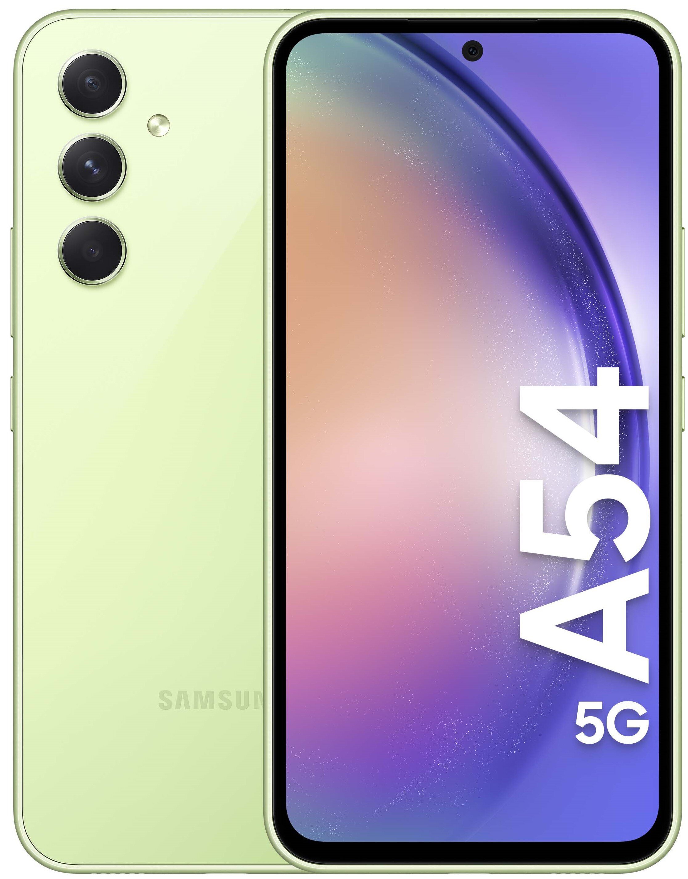 Телефон Samsung Galaxy A54 5G 8/256GB SM-A546BLGDEUB Light Green цена |  pigu.lt