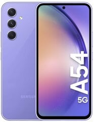 Samsung Galaxy A54 5G, Dual SIM, 8/256GB, Light Violet SM-A546BLVDEUB цена и информация | Мобильные телефоны | pigu.lt