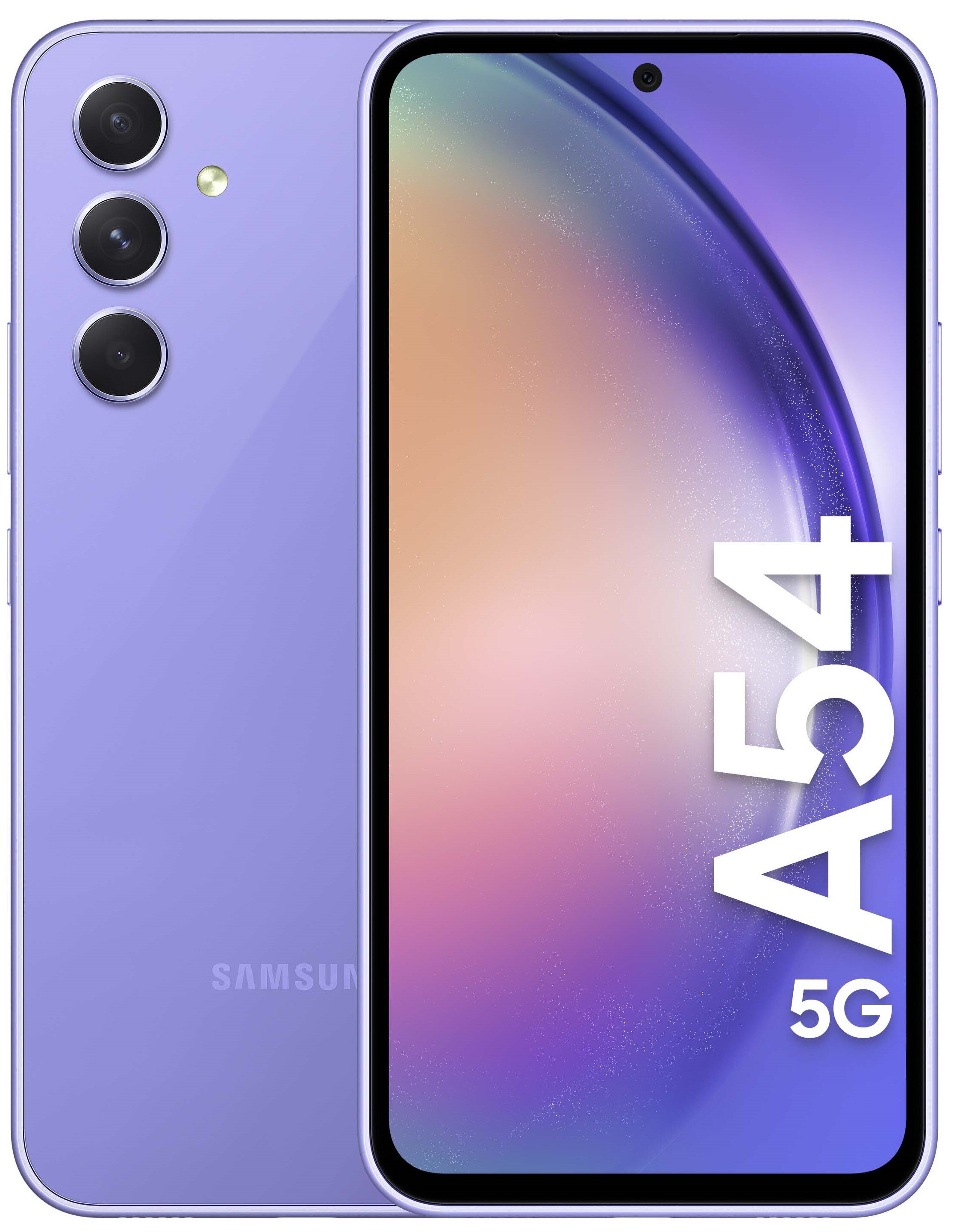 Телефон Samsung Galaxy A54 5G, Dual SIM, 8/256GB, Light Violet  SM-A546BLVDEUB цена | pigu.lt