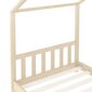 vidaXL Vaikiškos lovos rėmas, 80x160cm, pušies medienos masyvas kaina ir informacija | Vaikiškos lovos | pigu.lt