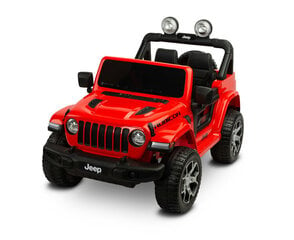 Одноместный детский электромобиль Toyz Jeep Rubicon, красный цена и информация | Электромобили для детей | pigu.lt