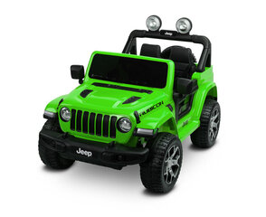 Одноместный детский электромобиль Toyz Jeep Rubicon, зеленый цена и информация | Электромобили для детей | pigu.lt