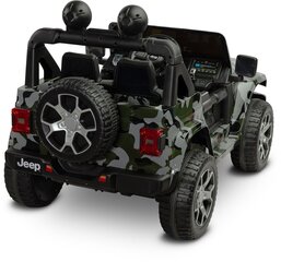 Одноместный детский электромобиль Toyz Jeep Rubicon, зеленый цена и информация | Электромобили для детей | pigu.lt