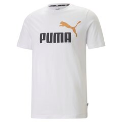 Puma marškinėliai vyrams 77344, balti цена и информация | Мужские футболки | pigu.lt