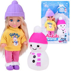 Lėlė Ankiki su sniego seniu kaina ir informacija | Žaislai mergaitėms | pigu.lt