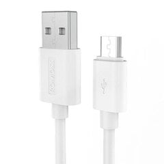 Кабель USB-Micro USB Romoss CB-5 2.1A, 1 м (серый) цена и информация | Кабели для телефонов | pigu.lt