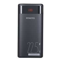 Romoss Внешний аккумулятор Romoss Ares 20PF, PD 22.5W, 20000mAh (черный) цена и информация | Зарядные устройства Power bank | pigu.lt
