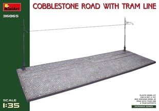 Klijuojamas Modelis MiniArt 36065 Cobblestone Road with Tram Line 1/35 цена и информация | Склеиваемые модели | pigu.lt